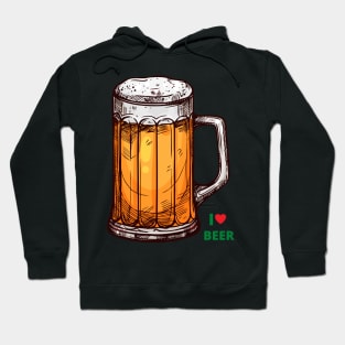 I love beer - a beer friend favorite design Hoodie